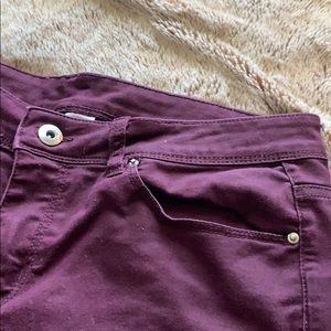 Dark Purple Skinny Jeans